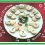 雪だるまのホワイトチョコサンドクッキー